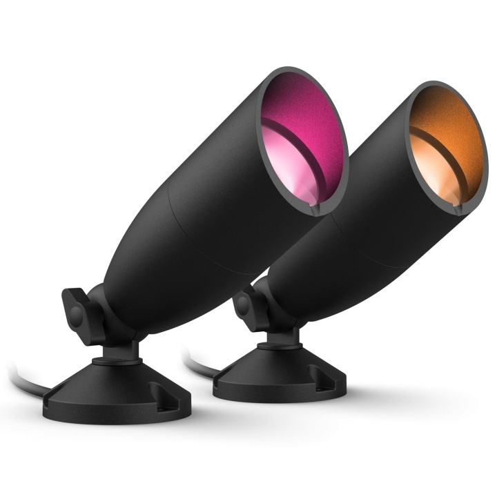 WiZ WiFi Smart LED Spotlight Färg + Varm-kallvit 12V Startkit i gruppen HEM, HUSHÅLL & TRÄDGÅRD / El & Belysning / Utomhusbelysning / Trädgårdsbelysning hos TP E-commerce Nordic AB (C25615)