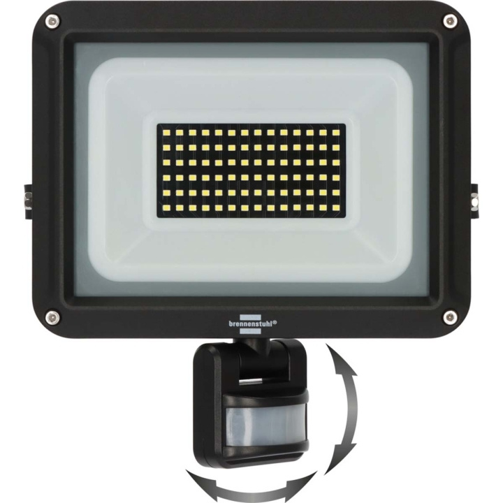 brennenstuhl LED Spotlight JARO 7060 P (LED-strålkastare för väggmontering för utomhus IP65, 50W, 5800lm, 6500K, med rörelsedetektor) i gruppen HEM, HUSHÅLL & TRÄDGÅRD / El & Belysning / Utomhusbelysning / LED-strålkastare hos TP E-commerce Nordic AB (C25708)