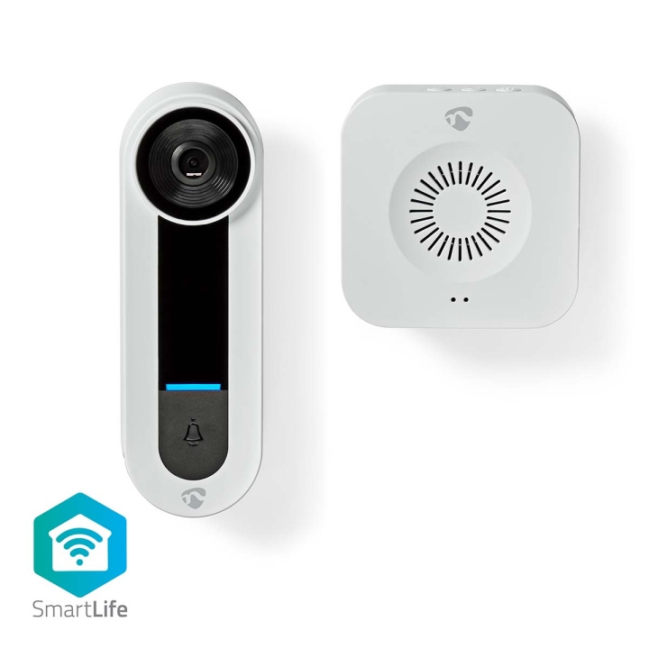 Nedis Smartlife Video Porttelefon | Wi-Fi | Strömadapter | 1536x1536 | microSD (ingår inte) / Molnlagring (tillval) / Onvif | IP65 | Med rörelsesensor | Vit i gruppen HEM, HUSHÅLL & TRÄDGÅRD / Larm & Säkerhet / Dörrklockor hos TP E-commerce Nordic AB (C25726)