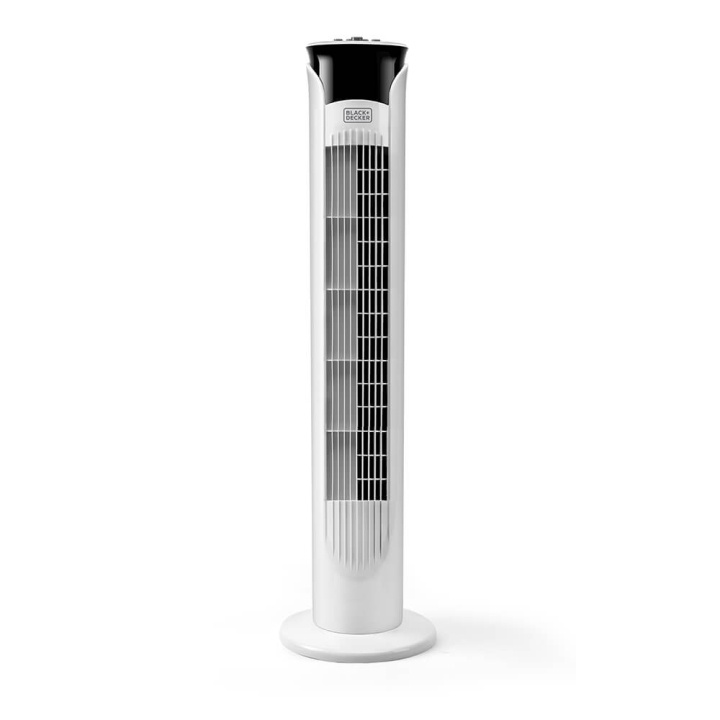 BLACK+DECKER Tower Fan White 81cm i gruppen HEM, HUSHÅLL & TRÄDGÅRD / Fläktar & Klimatprodukter / Tornfläktar hos TP E-commerce Nordic AB (C25768)