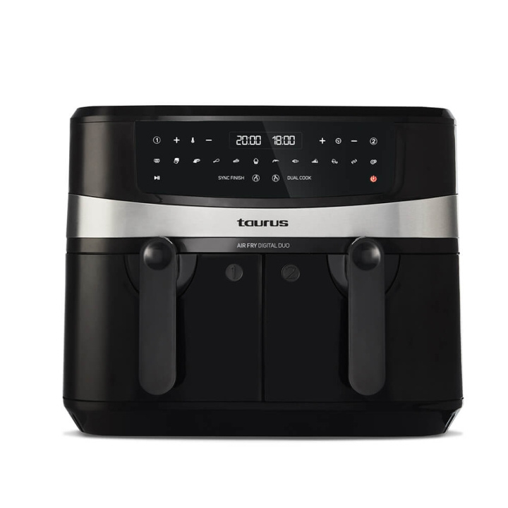 Taurus Air Fryer Duo 9L i gruppen HEM, HUSHÅLL & TRÄDGÅRD / Hushållsmaskiner / Airfryers & fritöser hos TP E-commerce Nordic AB (C25778)