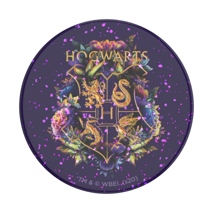 PopSockets PopGrip Glitter Hogwarts Floral i gruppen SMARTPHONE & SURFPLATTOR / Övriga tillbehör / Popsockets hos TP E-commerce Nordic AB (C25845)