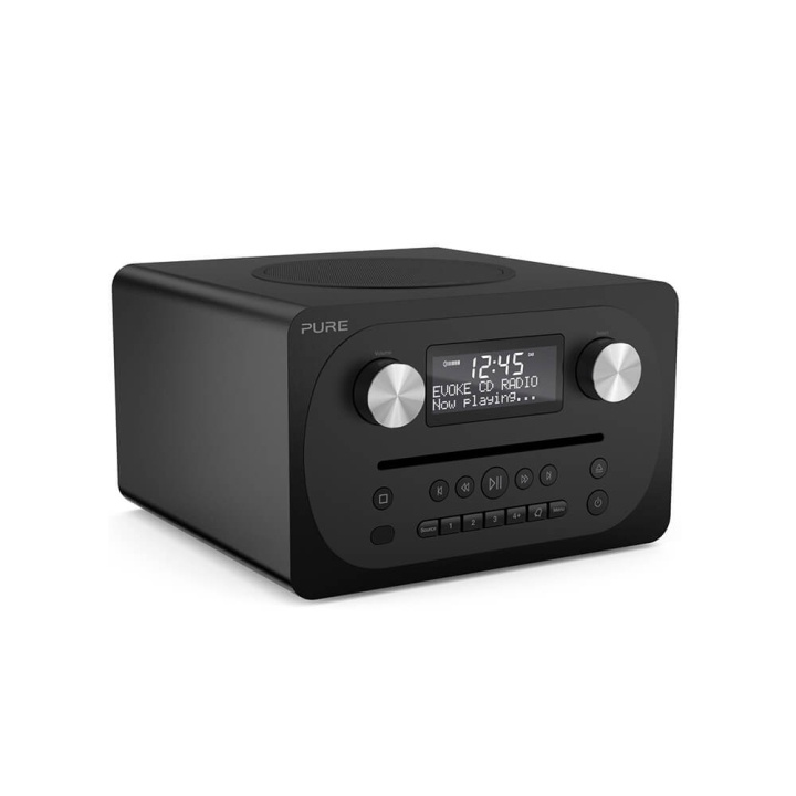 PURE FM/DAB/DAB+ Evoke C-D4 BT Svart i gruppen HEMELEKTRONIK / Ljud & Bild / Hemmabio, HiFi & Bärbart / Radio & Väckarklockor / Radio hos TP E-commerce Nordic AB (C25873)