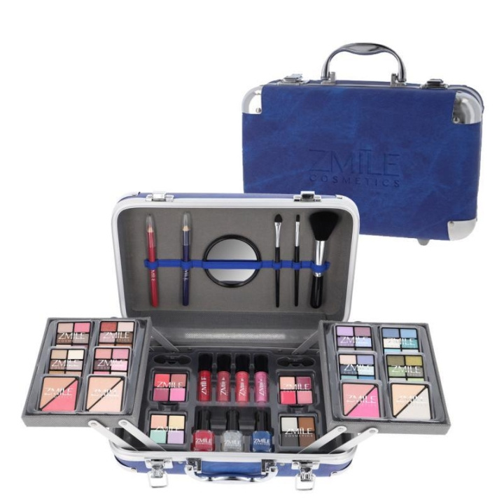 Zmile Cosmetics Makeup Box Traveller Blue Vegan i gruppen SKÖNHET & HÄLSA / Makeup / Verktyg & Sminkset / Sminkset hos TP E-commerce Nordic AB (C25941)