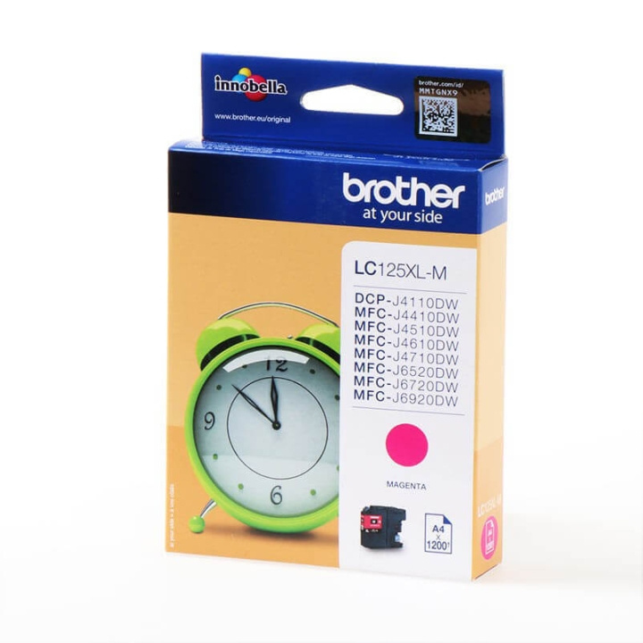 Brother Bläck LC125XLM LC-125XL Magenta i gruppen DATORER & KRINGUTRUSTNING / Skrivare & Tillbehör / Bläck & Toner / Toner / Brother hos TP E-commerce Nordic AB (C26043)