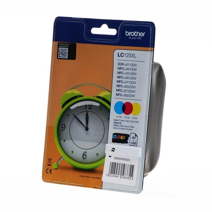 Brother Bläck LC125XLRBWBPDR LC-125XL Rainbow-pack i gruppen DATORER & KRINGUTRUSTNING / Skrivare & Tillbehör / Bläck & Toner / Toner / Brother hos TP E-commerce Nordic AB (C26044)