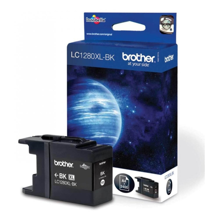 Brother Bläck LC1280XLBK LC-1280XL Svart i gruppen DATORER & KRINGUTRUSTNING / Skrivare & Tillbehör / Bläck & Toner / Toner / Brother hos TP E-commerce Nordic AB (C26049)