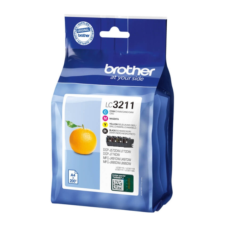 Brother Bläck LC3211VALDR LC-3211 Multipack i gruppen DATORER & KRINGUTRUSTNING / Skrivare & Tillbehör / Bläck & Toner / Toner / Brother hos TP E-commerce Nordic AB (C26088)