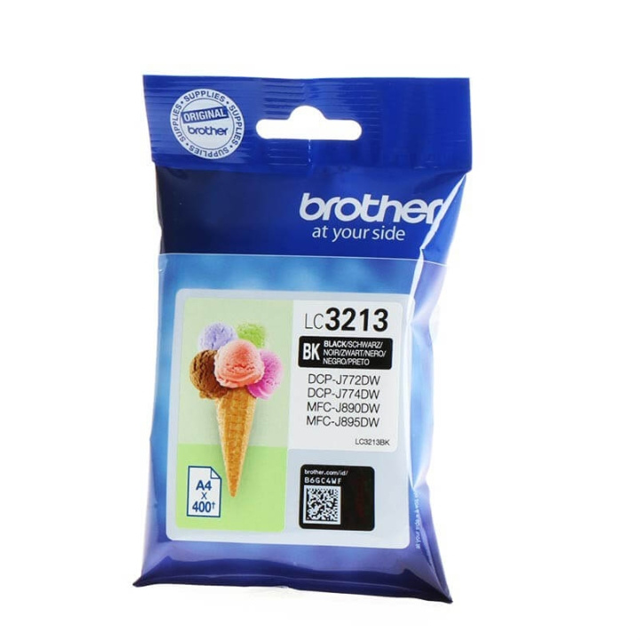 Brother Bläck LC3213BK LC-3213 Svart i gruppen DATORER & KRINGUTRUSTNING / Skrivare & Tillbehör / Bläck & Toner / Toner / Brother hos TP E-commerce Nordic AB (C26090)