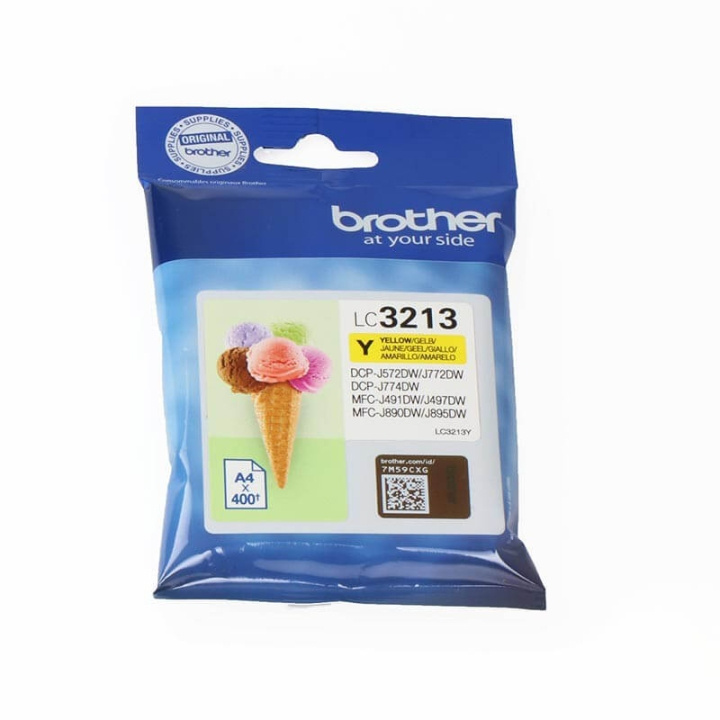 Brother Bläck LC3213Y LC-3213 Gul i gruppen DATORER & KRINGUTRUSTNING / Skrivare & Tillbehör / Bläck & Toner / Toner / Brother hos TP E-commerce Nordic AB (C26094)