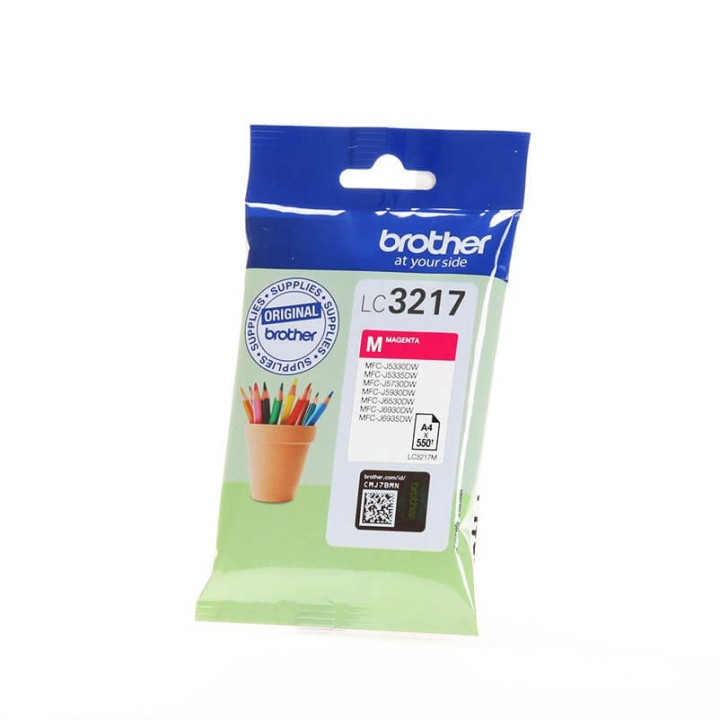 Brother Bläck LC3217M LC-3217 Magenta i gruppen DATORER & KRINGUTRUSTNING / Skrivare & Tillbehör / Bläck & Toner / Toner / Brother hos TP E-commerce Nordic AB (C26097)