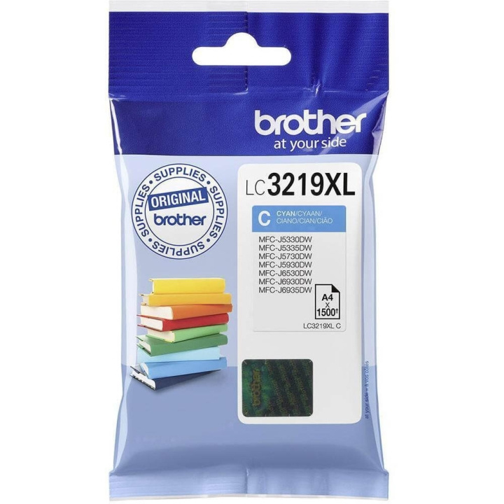 Brother Bläck LC3219XLC LC-3219XL Cyan i gruppen DATORER & KRINGUTRUSTNING / Skrivare & Tillbehör / Bläck & Toner / Toner / Brother hos TP E-commerce Nordic AB (C26101)