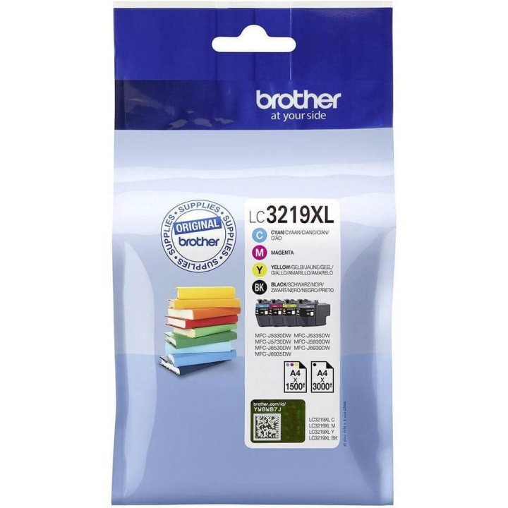 Brother Bläck LC3219XLVALDR LC-3219XL Multipack i gruppen DATORER & KRINGUTRUSTNING / Skrivare & Tillbehör / Bläck & Toner / Toner / Brother hos TP E-commerce Nordic AB (C26103)