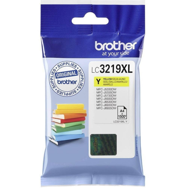 Brother Bläck LC3219XLY LC-3219XL Gul i gruppen DATORER & KRINGUTRUSTNING / Skrivare & Tillbehör / Bläck & Toner / Trummor / Brother hos TP E-commerce Nordic AB (C26104)