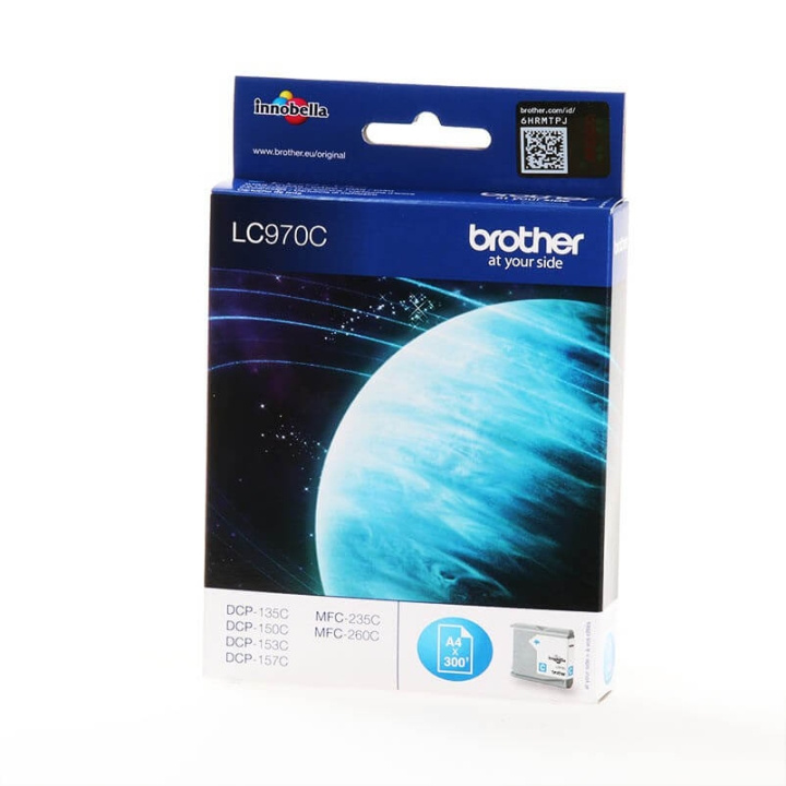 Brother Bläck LC970C LC-970 Cyan i gruppen DATORER & KRINGUTRUSTNING / Skrivare & Tillbehör / Bläck & Toner / Toner / Brother hos TP E-commerce Nordic AB (C26131)