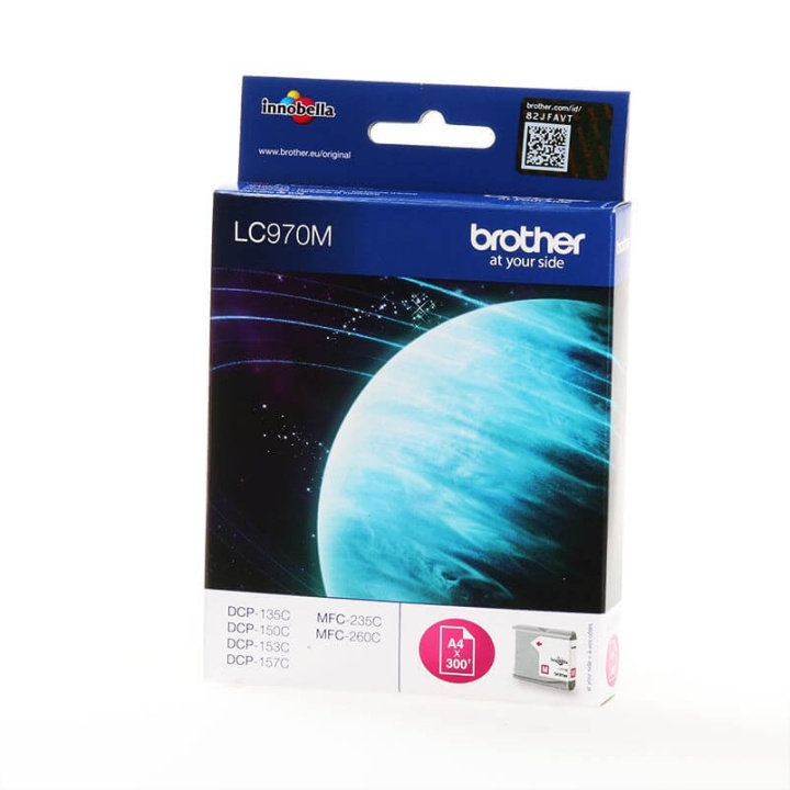 Brother Bläck LC970M LC-970 Magenta i gruppen DATORER & KRINGUTRUSTNING / Skrivare & Tillbehör / Bläck & Toner / Toner / Brother hos TP E-commerce Nordic AB (C26132)