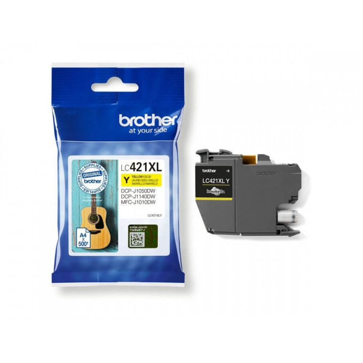 Brother Bläck LC421XLY LC-421XL Gul i gruppen DATORER & KRINGUTRUSTNING / Skrivare & Tillbehör / Bläck & Toner / Toner / Brother hos TP E-commerce Nordic AB (C26155)