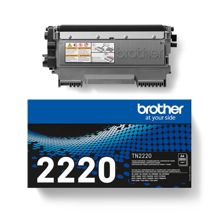 Brother Toner TN2220 TN-2220 Svart i gruppen DATORER & KRINGUTRUSTNING / Skrivare & Tillbehör / Bläck & Toner / Bläckpatroner / Brother hos TP E-commerce Nordic AB (C26184)