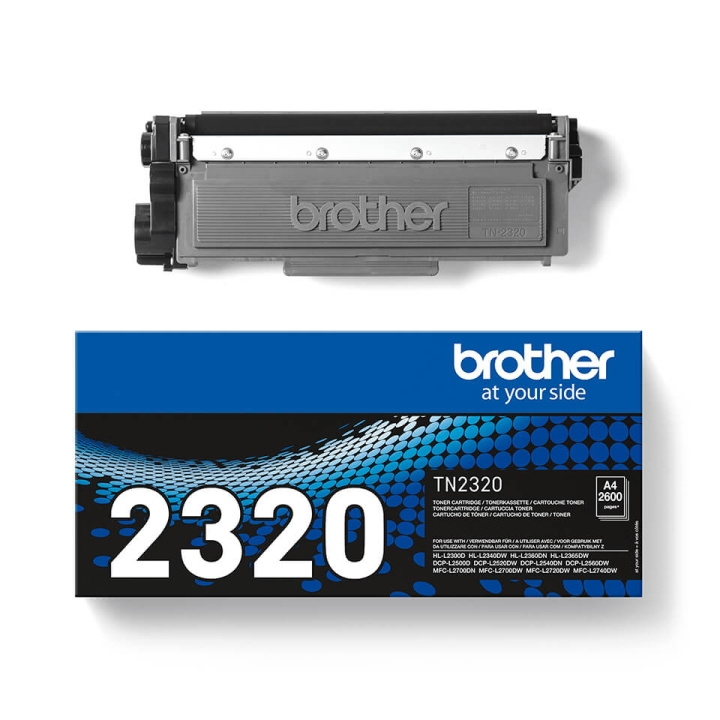 Brother Toner TN2320 TN-2320 Svart i gruppen DATORER & KRINGUTRUSTNING / Skrivare & Tillbehör / Bläck & Toner / Toner / Brother hos TP E-commerce Nordic AB (C26190)