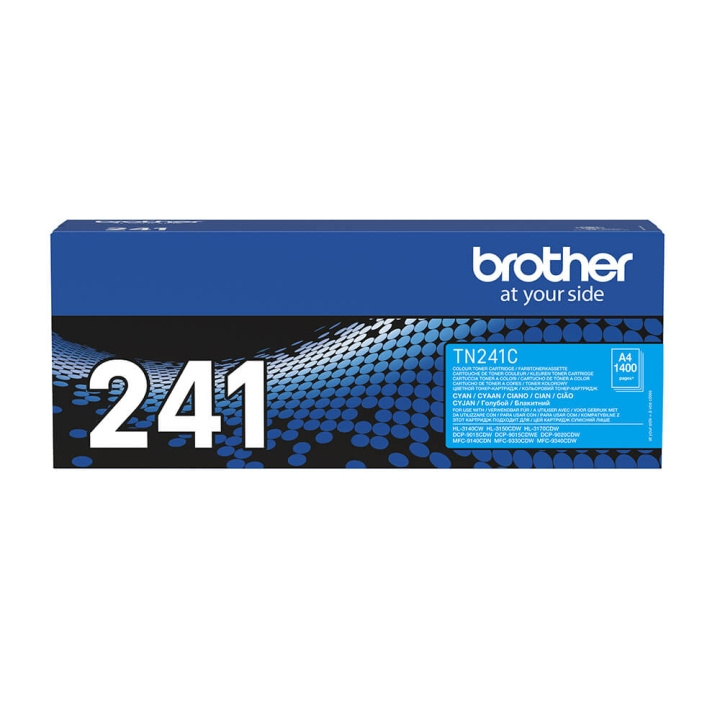 BROTHER Toner TN241C TN-241 Cyan i gruppen DATORER & KRINGUTRUSTNING / Skrivare & Tillbehör / Bläck & Toner / Toner / Brother hos TP E-commerce Nordic AB (C26193)