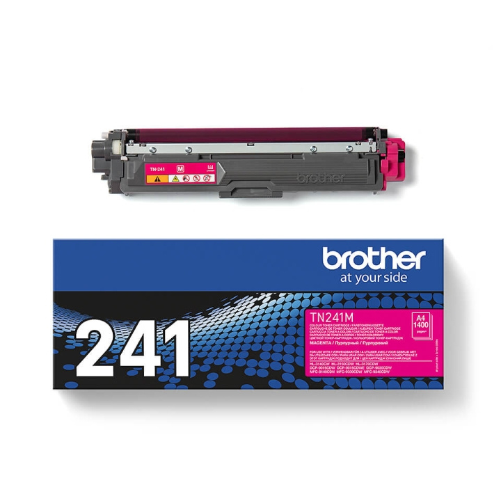 BROTHER Toner TN241M TN-241 Magenta i gruppen DATORER & KRINGUTRUSTNING / Skrivare & Tillbehör / Bläck & Toner / Toner / Brother hos TP E-commerce Nordic AB (C26194)