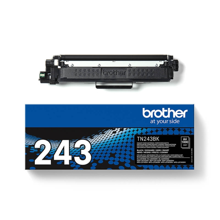 Brother Toner TN243BK TN-243 Svart i gruppen DATORER & KRINGUTRUSTNING / Skrivare & Tillbehör / Bläck & Toner / Toner / Brother hos TP E-commerce Nordic AB (C26201)