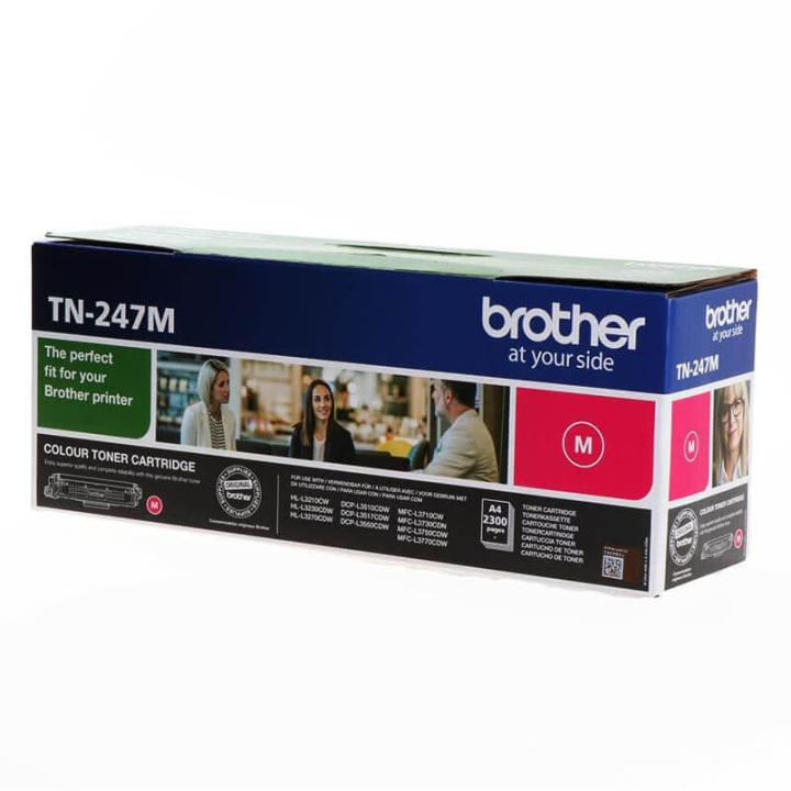 BROTHER Toner TN247M TN-247 Magenta i gruppen DATORER & KRINGUTRUSTNING / Skrivare & Tillbehör / Bläck & Toner / Toner / Brother hos TP E-commerce Nordic AB (C26214)