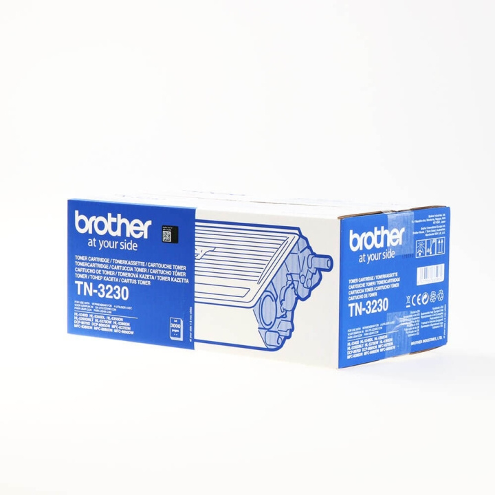 Brother Toner TN3230 TN-3230 Svart i gruppen DATORER & KRINGUTRUSTNING / Skrivare & Tillbehör / Bläck & Toner / Toner / Brother hos TP E-commerce Nordic AB (C26227)