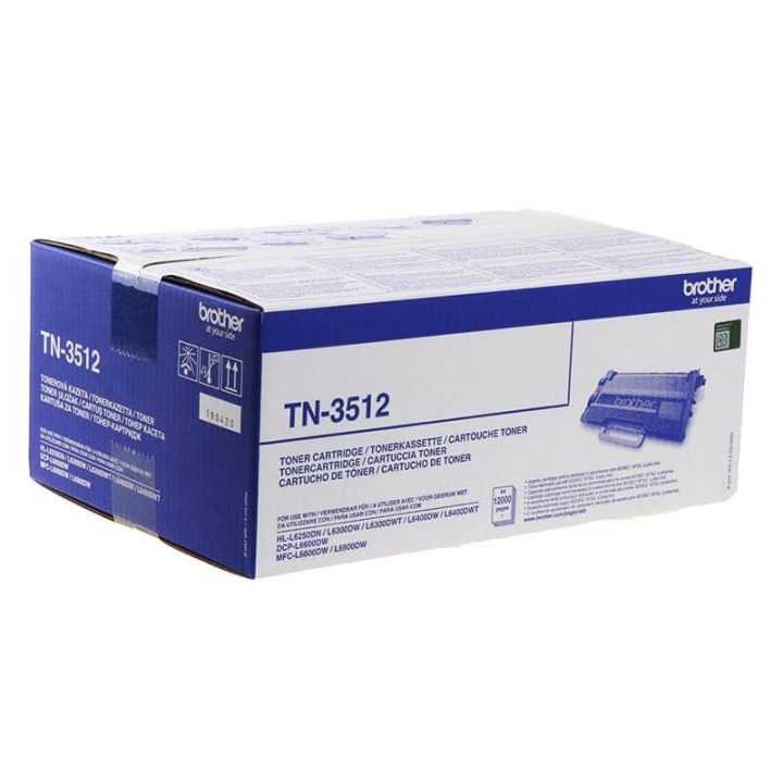 Brother Toner TN3512 TN-3512 Svart i gruppen DATORER & KRINGUTRUSTNING / Skrivare & Tillbehör / Bläck & Toner / Toner / Brother hos TP E-commerce Nordic AB (C26250)