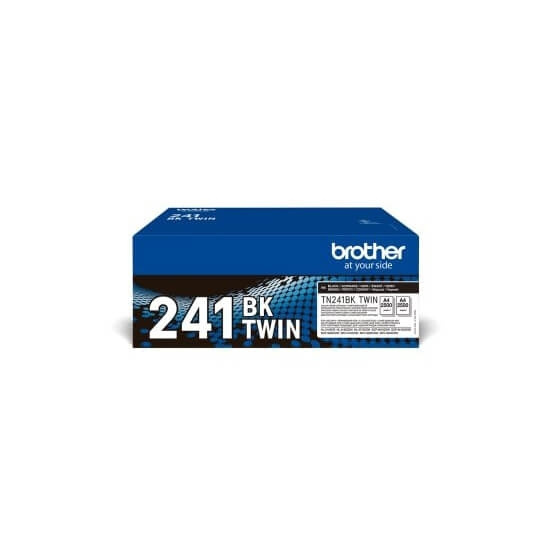 Brother Toner TN241BKTWIN TN-241 Svart Twin-pack i gruppen DATORER & KRINGUTRUSTNING / Skrivare & Tillbehör / Bläck & Toner / Toner / Brother hos TP E-commerce Nordic AB (C26275)