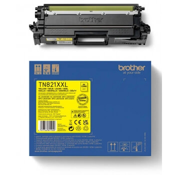 Brother Toner TN821XXLY TN-821XXL Gul i gruppen DATORER & KRINGUTRUSTNING / Skrivare & Tillbehör / Bläck & Toner / Bläckpatroner / Brother hos TP E-commerce Nordic AB (C26288)