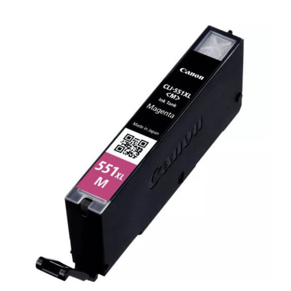 Canon Bläck 6445B001 CLI-551XL Magenta i gruppen DATORER & KRINGUTRUSTNING / Skrivare & Tillbehör / Bläck & Toner / Toner / Canon hos TP E-commerce Nordic AB (C26309)