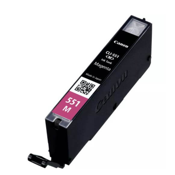 Canon Bläck 6510B001 CLI-551 Magenta i gruppen DATORER & KRINGUTRUSTNING / Skrivare & Tillbehör / Bläck & Toner / Toner / Canon hos TP E-commerce Nordic AB (C26317)