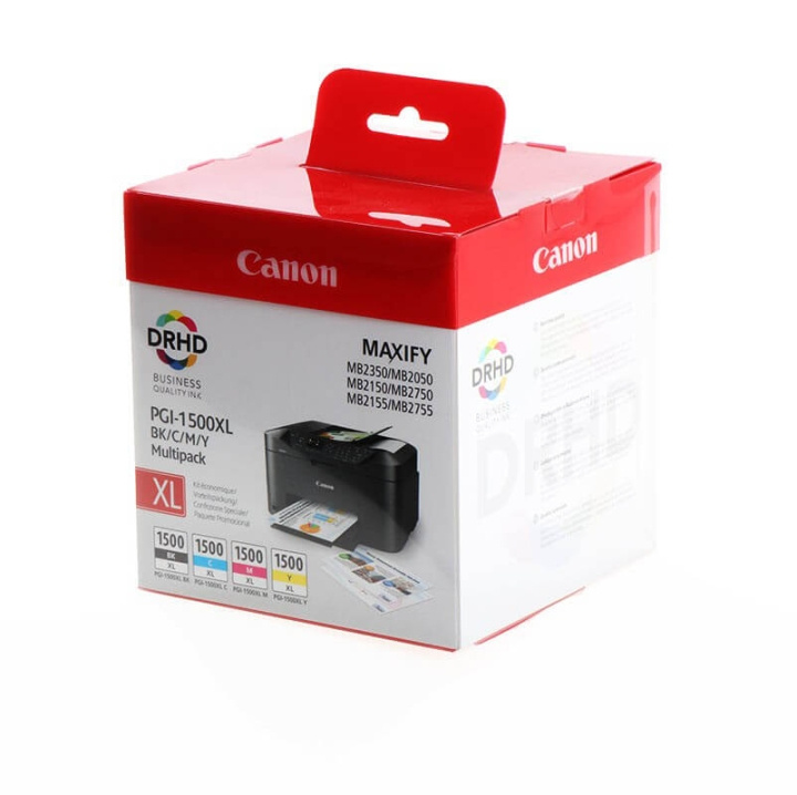 Canon Bläck 9182B004 PGI-1500XL Multipack i gruppen DATORER & KRINGUTRUSTNING / Skrivare & Tillbehör / Bläck & Toner / Toner / Canon hos TP E-commerce Nordic AB (C26338)