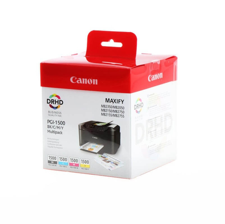 Canon Bläck 9218B005 PGI-1500 Multipack i gruppen DATORER & KRINGUTRUSTNING / Skrivare & Tillbehör / Bläck & Toner / Toner / Canon hos TP E-commerce Nordic AB (C26343)