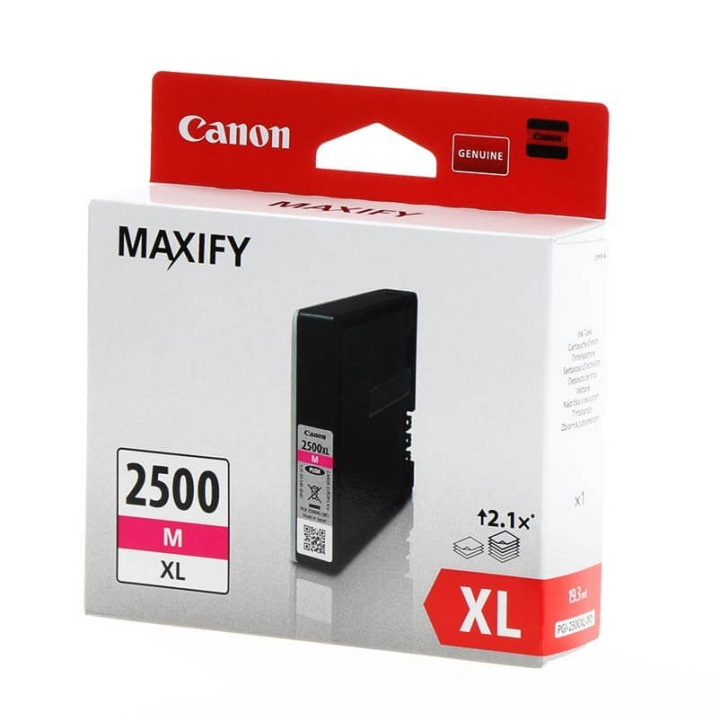 Canon Bläck 9266B001 PGI-2500XL Magenta i gruppen DATORER & KRINGUTRUSTNING / Skrivare & Tillbehör / Bläck & Toner / Toner / Canon hos TP E-commerce Nordic AB (C26347)