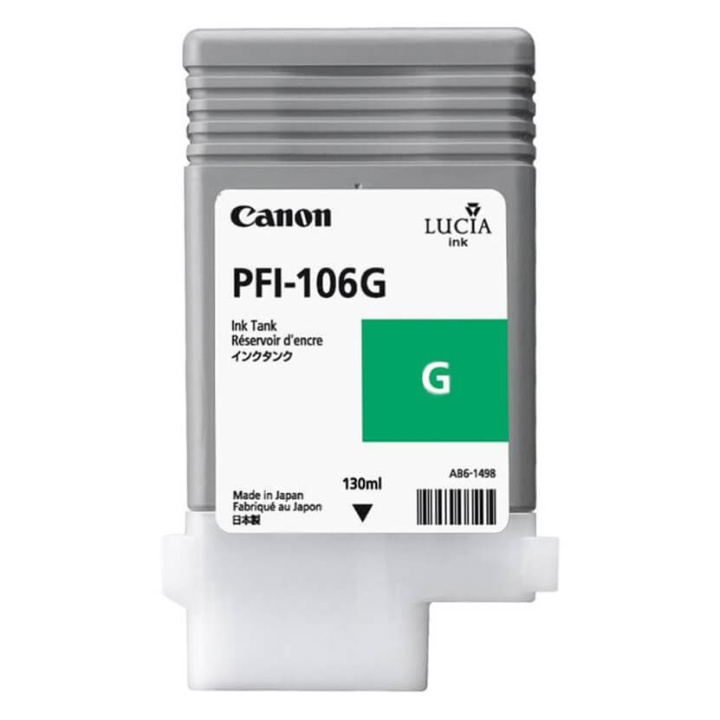 Canon Bläck 6628B001 PFI-106 Grön i gruppen DATORER & KRINGUTRUSTNING / Skrivare & Tillbehör / Bläck & Toner / Toner / Canon hos TP E-commerce Nordic AB (C26379)