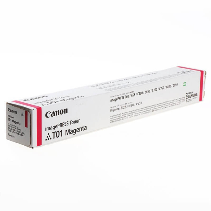 CANON Toner 8068B001 T01 Magenta i gruppen DATORER & KRINGUTRUSTNING / Skrivare & Tillbehör / Bläck & Toner / Toner / Canon hos TP E-commerce Nordic AB (C26429)