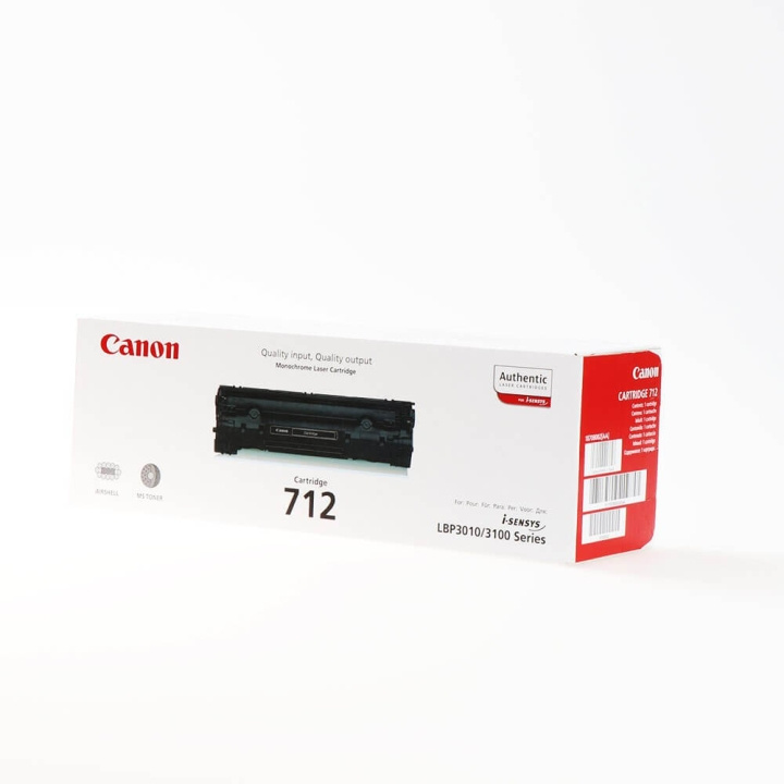 Canon Toner 1870B002 712 Svart i gruppen DATORER & KRINGUTRUSTNING / Skrivare & Tillbehör / Bläck & Toner / Toner / Canon hos TP E-commerce Nordic AB (C26490)