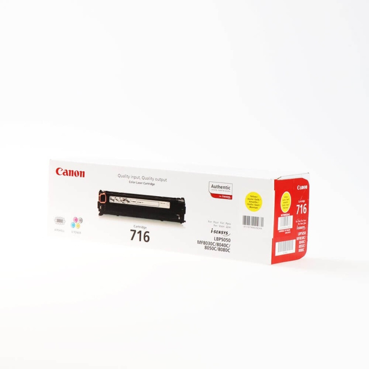 Canon Toner 1977B002 716 Gul i gruppen DATORER & KRINGUTRUSTNING / Skrivare & Tillbehör / Bläck & Toner / Toner / Canon hos TP E-commerce Nordic AB (C26491)