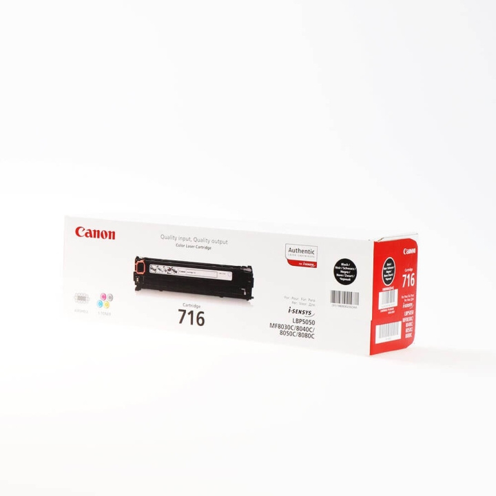 Canon Toner 1980B002 716 Svart i gruppen DATORER & KRINGUTRUSTNING / Skrivare & Tillbehör / Bläck & Toner / Toner / Canon hos TP E-commerce Nordic AB (C26494)