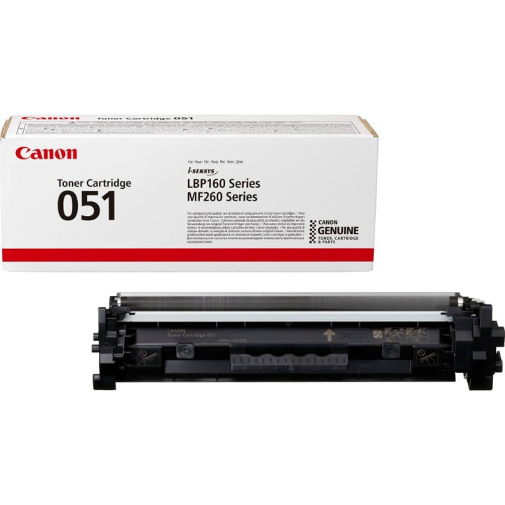 Canon Toner 2168C002 051 Svart i gruppen DATORER & KRINGUTRUSTNING / Skrivare & Tillbehör / Bläck & Toner / Toner / Canon hos TP E-commerce Nordic AB (C26496)