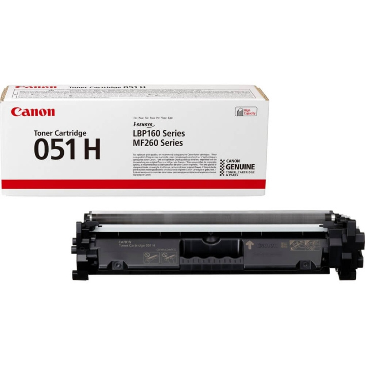 Canon Toner 2169C002 051H Svart i gruppen DATORER & KRINGUTRUSTNING / Skrivare & Tillbehör / Bläck & Toner / Toner / Canon hos TP E-commerce Nordic AB (C26497)