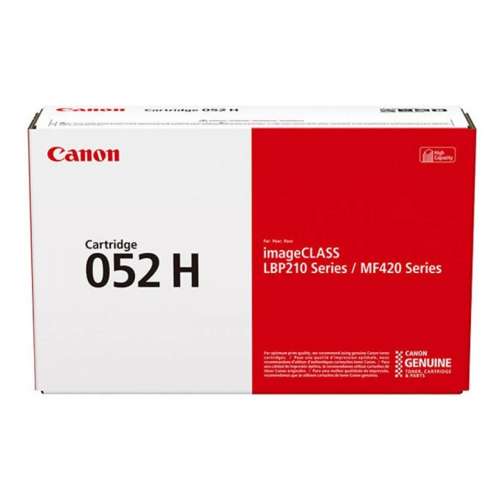 Canon Toner 2200C002 052H Svart i gruppen DATORER & KRINGUTRUSTNING / Skrivare & Tillbehör / Bläck & Toner / Toner / Canon hos TP E-commerce Nordic AB (C26499)