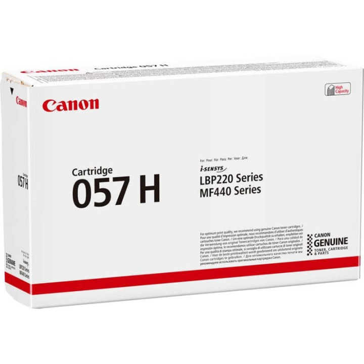 Canon Toner 3010C002 057H Svart i gruppen DATORER & KRINGUTRUSTNING / Skrivare & Tillbehör / Bläck & Toner / Toner / Canon hos TP E-commerce Nordic AB (C26521)