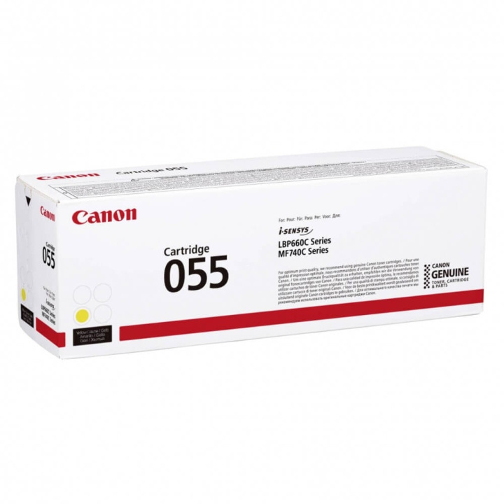 Canon Toner 3013C002 055 Gul i gruppen DATORER & KRINGUTRUSTNING / Skrivare & Tillbehör / Bläck & Toner / Toner / Canon hos TP E-commerce Nordic AB (C26522)