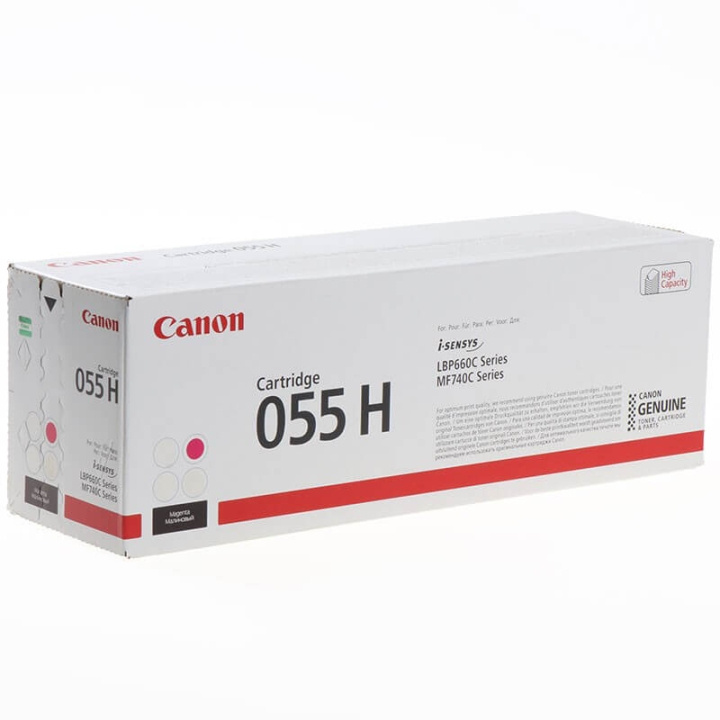 CANON Toner 3018C002 055H Magenta i gruppen DATORER & KRINGUTRUSTNING / Skrivare & Tillbehör / Bläck & Toner / Toner / Canon hos TP E-commerce Nordic AB (C26528)