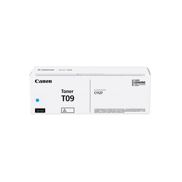 CANON Toner 3019C006 T09 Cyan i gruppen DATORER & KRINGUTRUSTNING / Skrivare & Tillbehör / Bläck & Toner / Toner / Canon hos TP E-commerce Nordic AB (C26531)