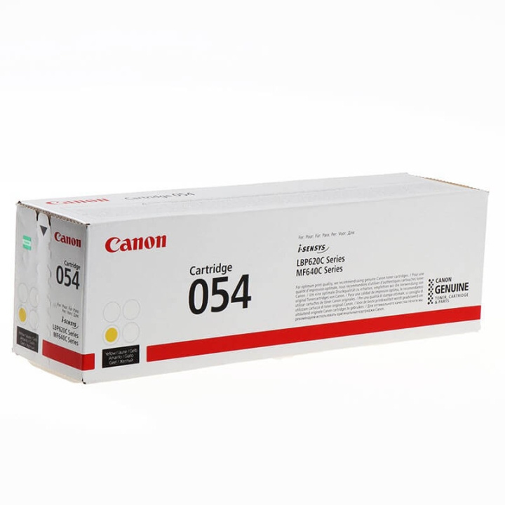 Canon Toner 3021C002 054 Gul i gruppen DATORER & KRINGUTRUSTNING / Skrivare & Tillbehör / Bläck & Toner / Toner / Canon hos TP E-commerce Nordic AB (C26534)