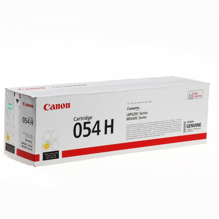 Canon Toner 3025C002 054H Gul i gruppen DATORER & KRINGUTRUSTNING / Skrivare & Tillbehör / Bläck & Toner / Toner / Canon hos TP E-commerce Nordic AB (C26538)